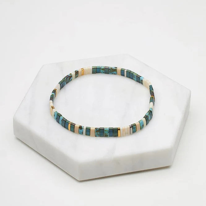 Tile Bracelet - Teal