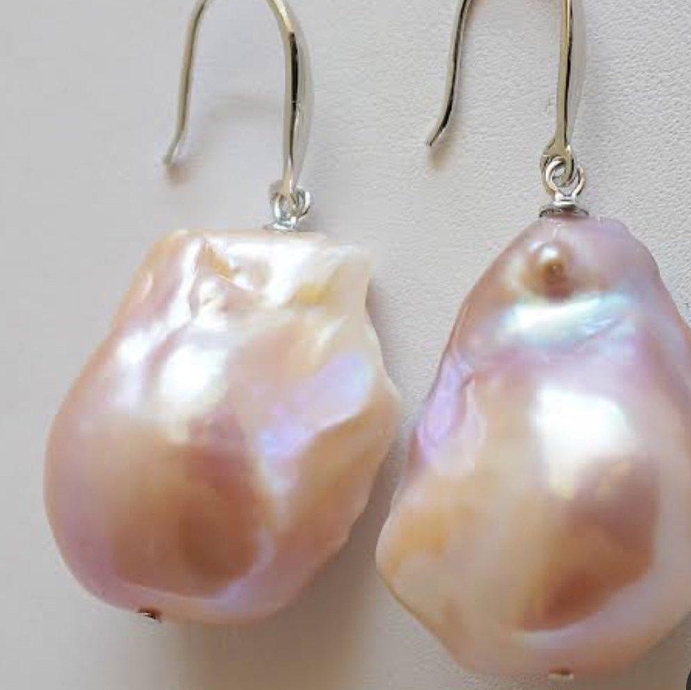 PINK PEARL EARRINGS